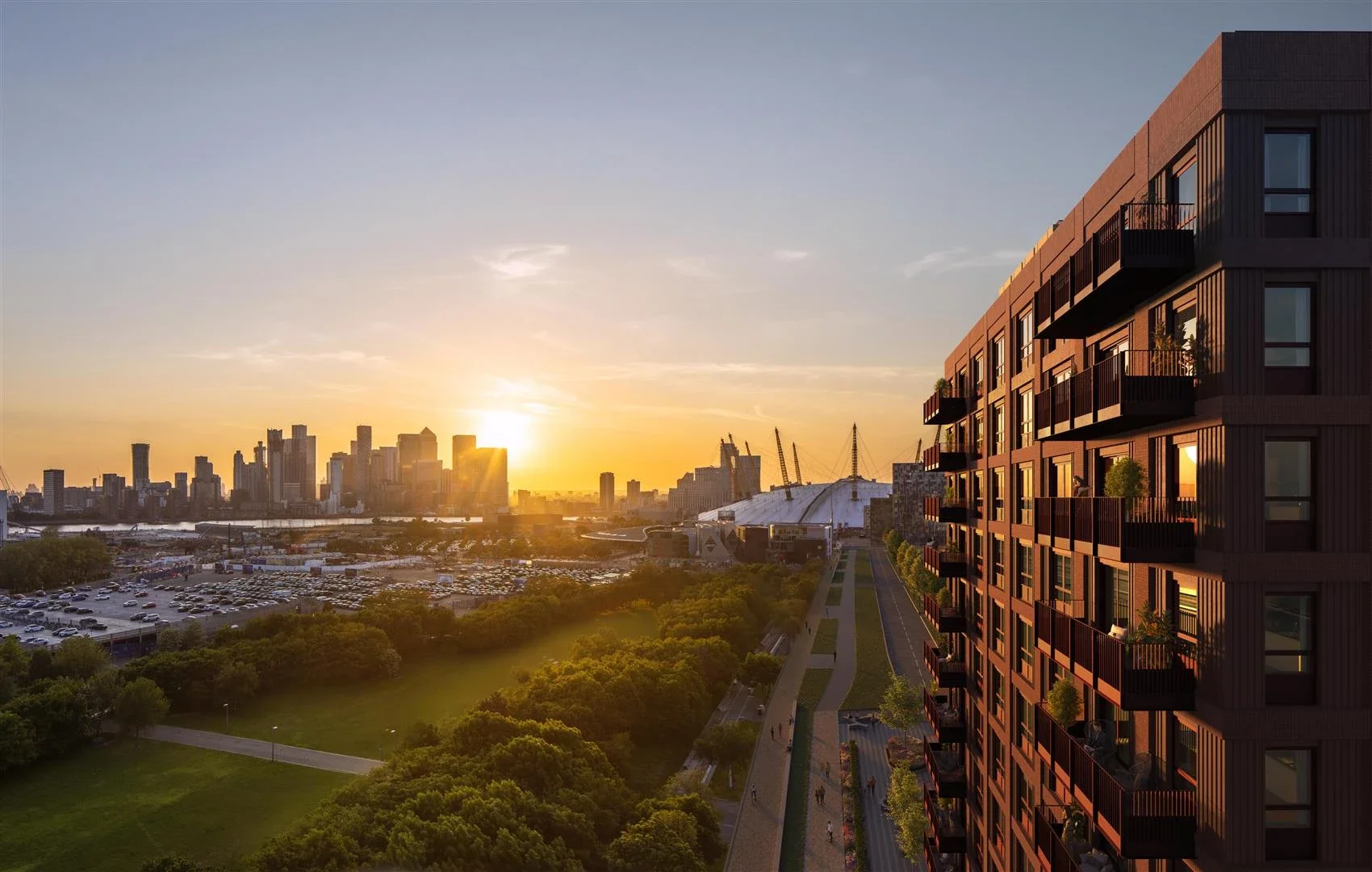 Flat Peninsula Square in Greater London
