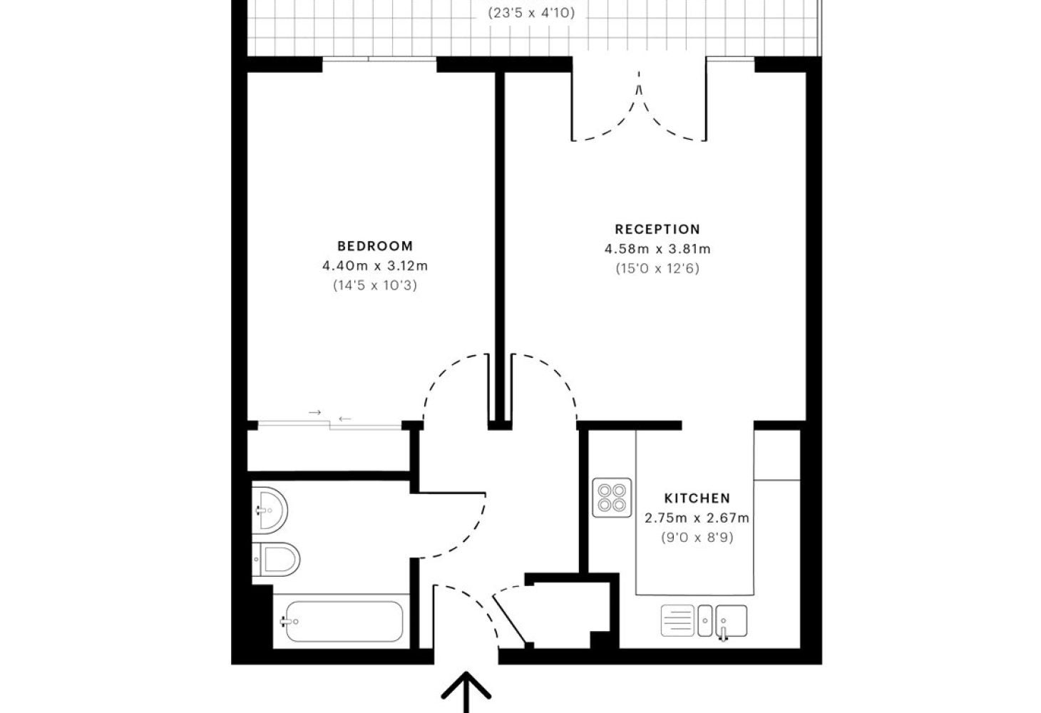 Flat Goddard End in Stevenage