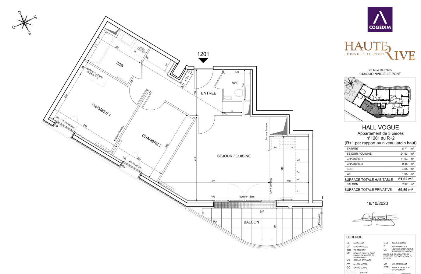 Flat Rue de Paris in Joinville-le-Pont
