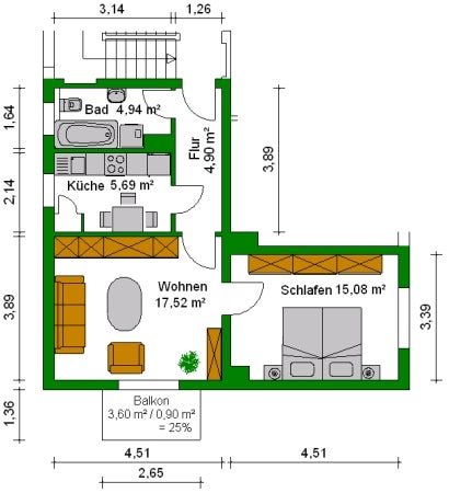 Wohnung Forststraße in Zeitz
