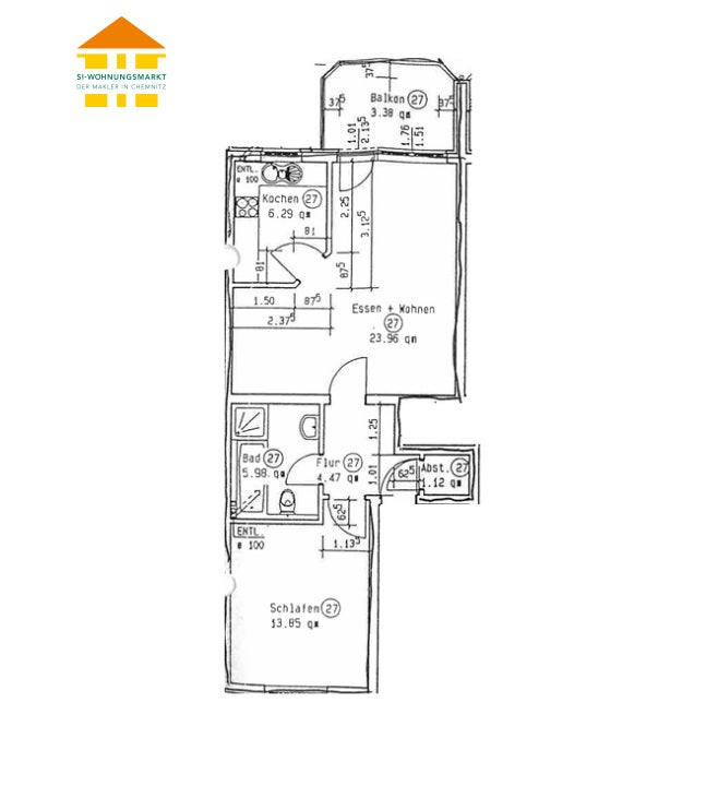 Wohnung Hauptstraße in Neukirchen/Erzgebirge