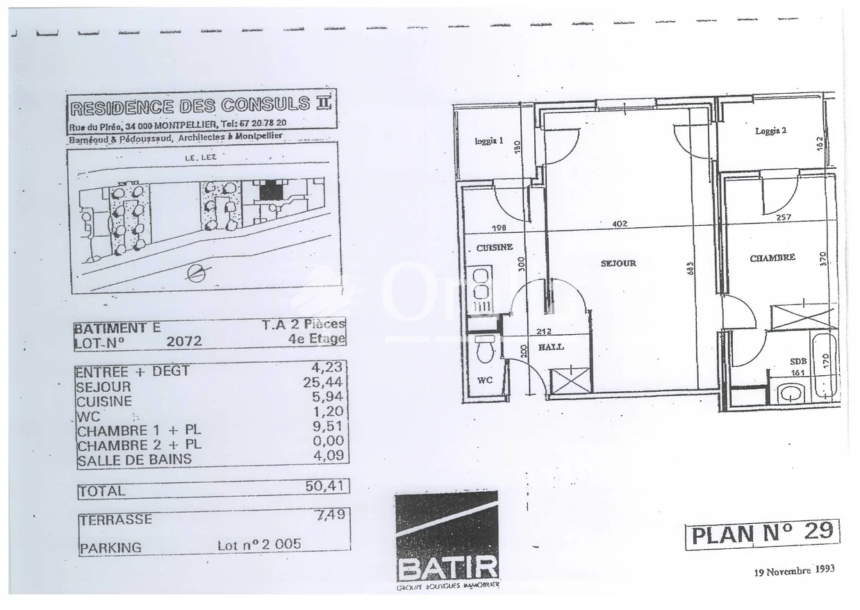 Appartement Rue des Gabares à Montpellier