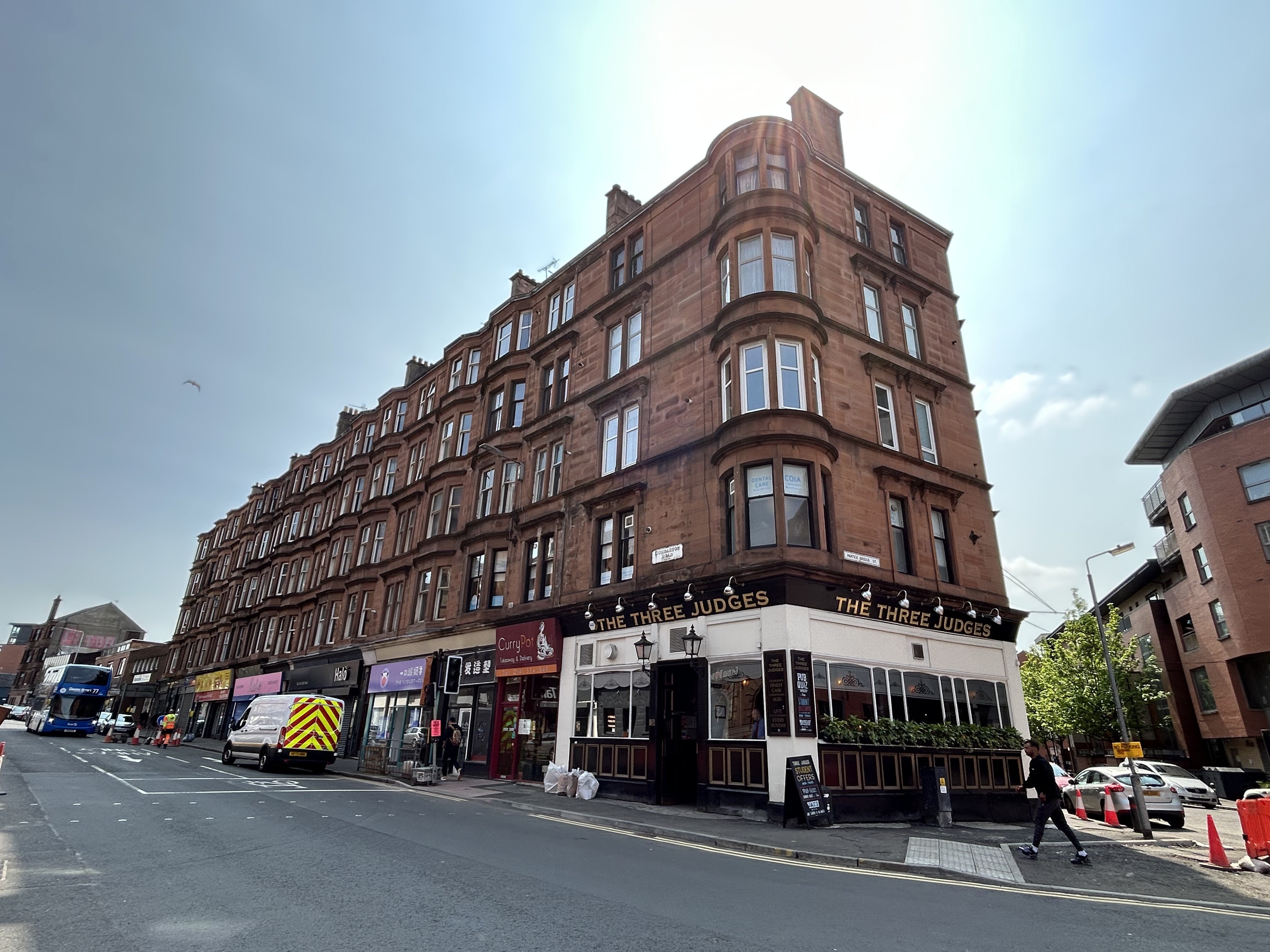 Flat Dumbarton Road in Glasgow