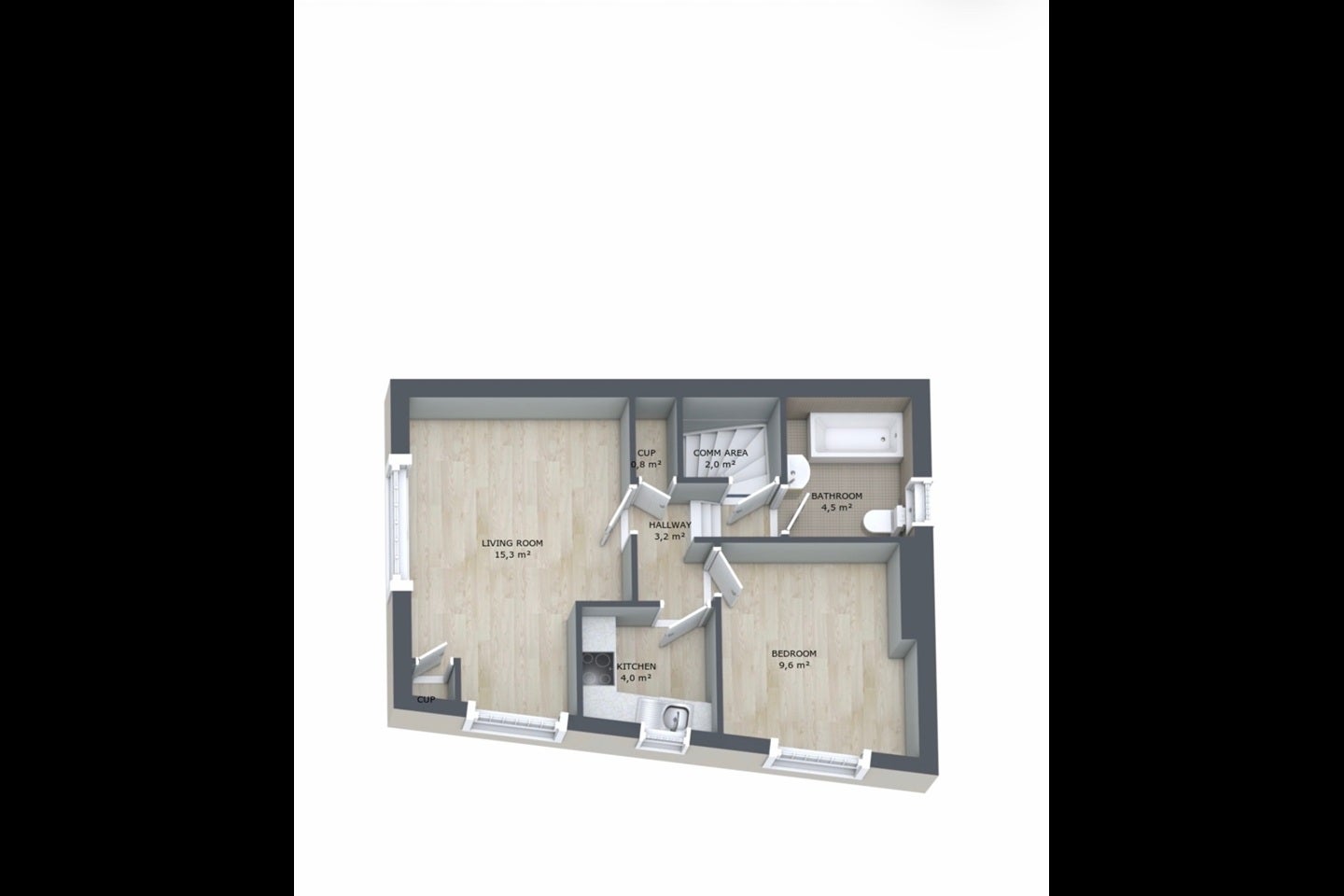 Flat Elmcourt Road in Greater London
