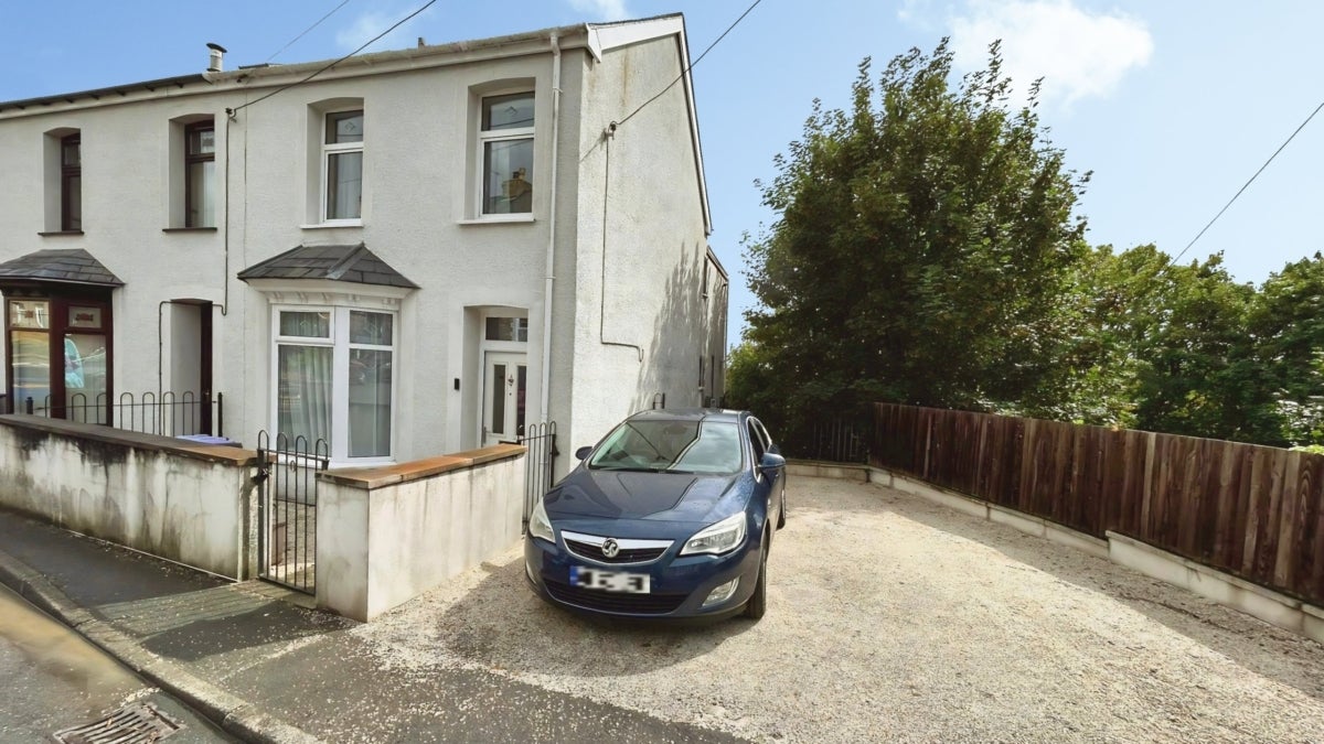 House Manor Road in Abersychan