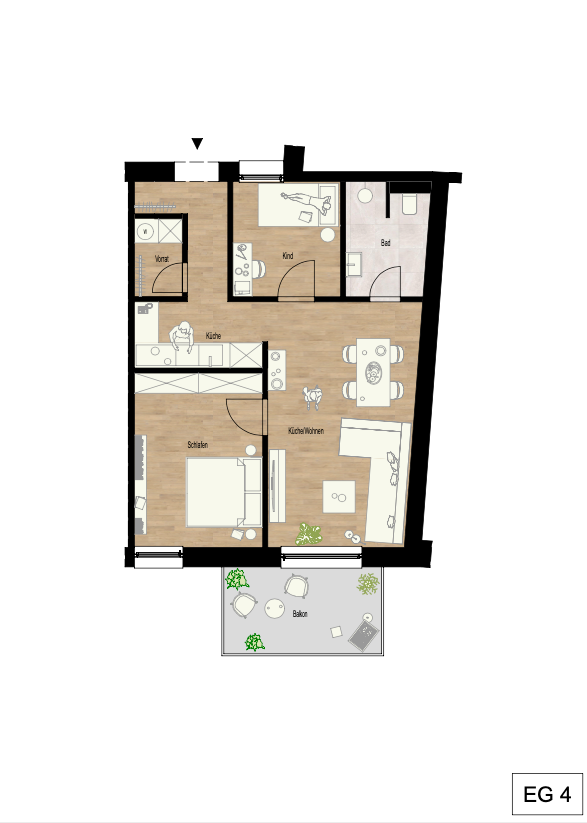 Wohnung Bahnhofstraße in Weiher