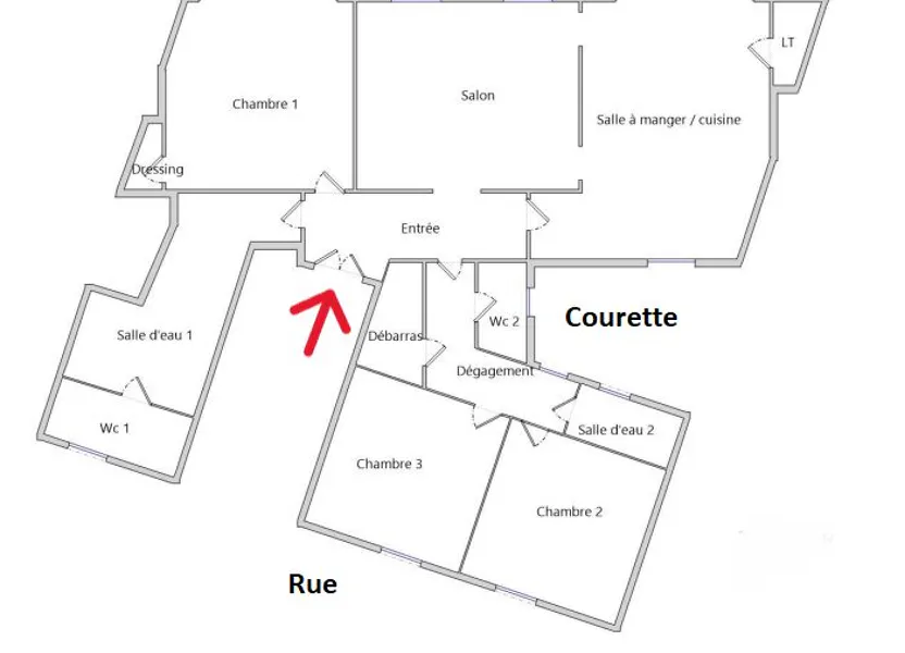 Appartement Rue du Sabot à Paris