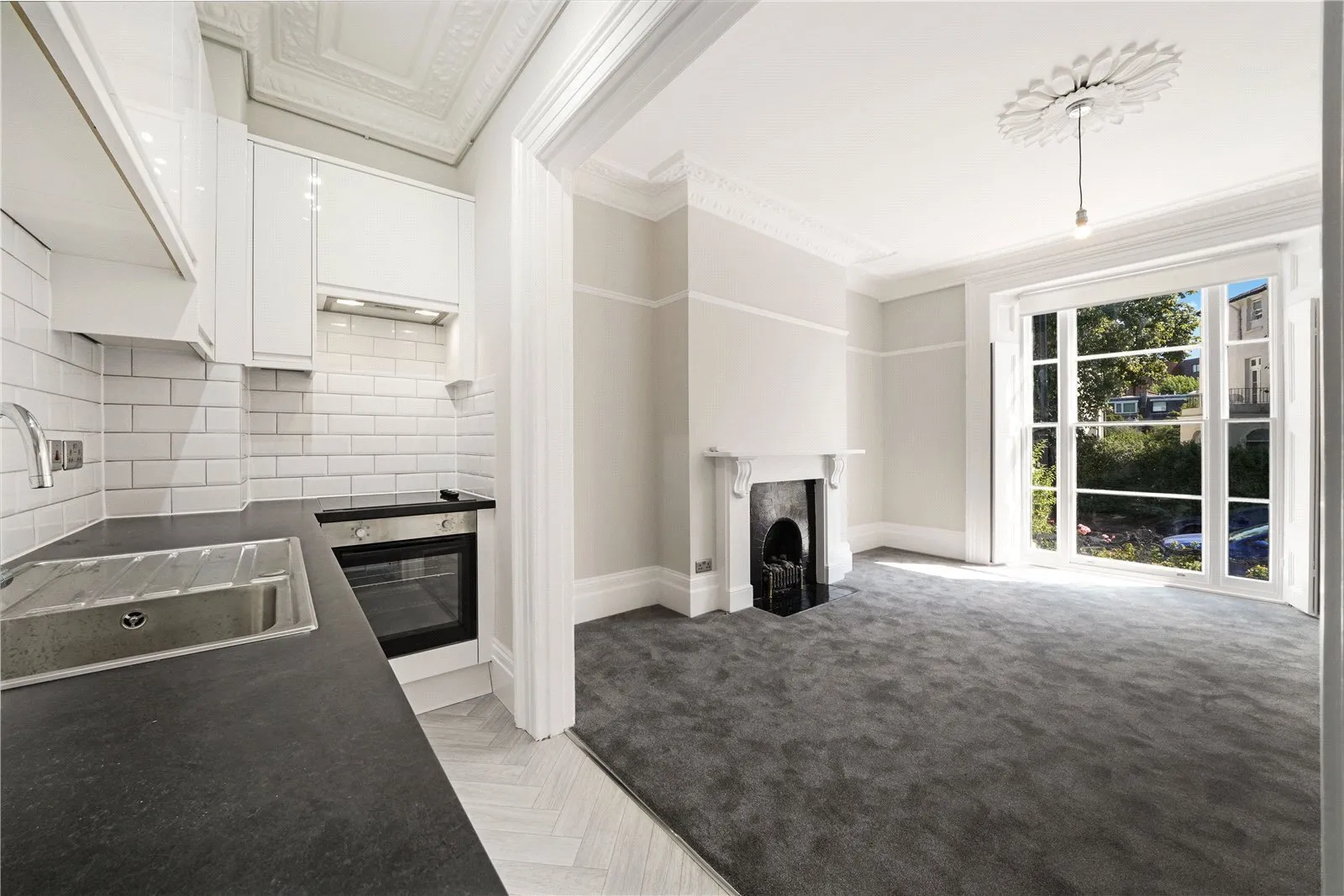 Flat Priory Road in Greater London