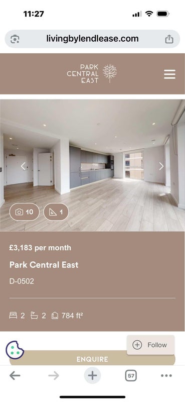 Flat New Kent Road in Greater London