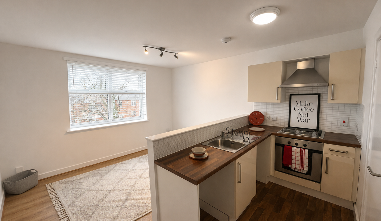 Flat Sandhurst Road in Leicester