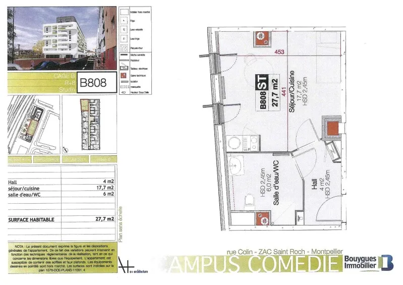 Appartement Rue Colin à Montpellier