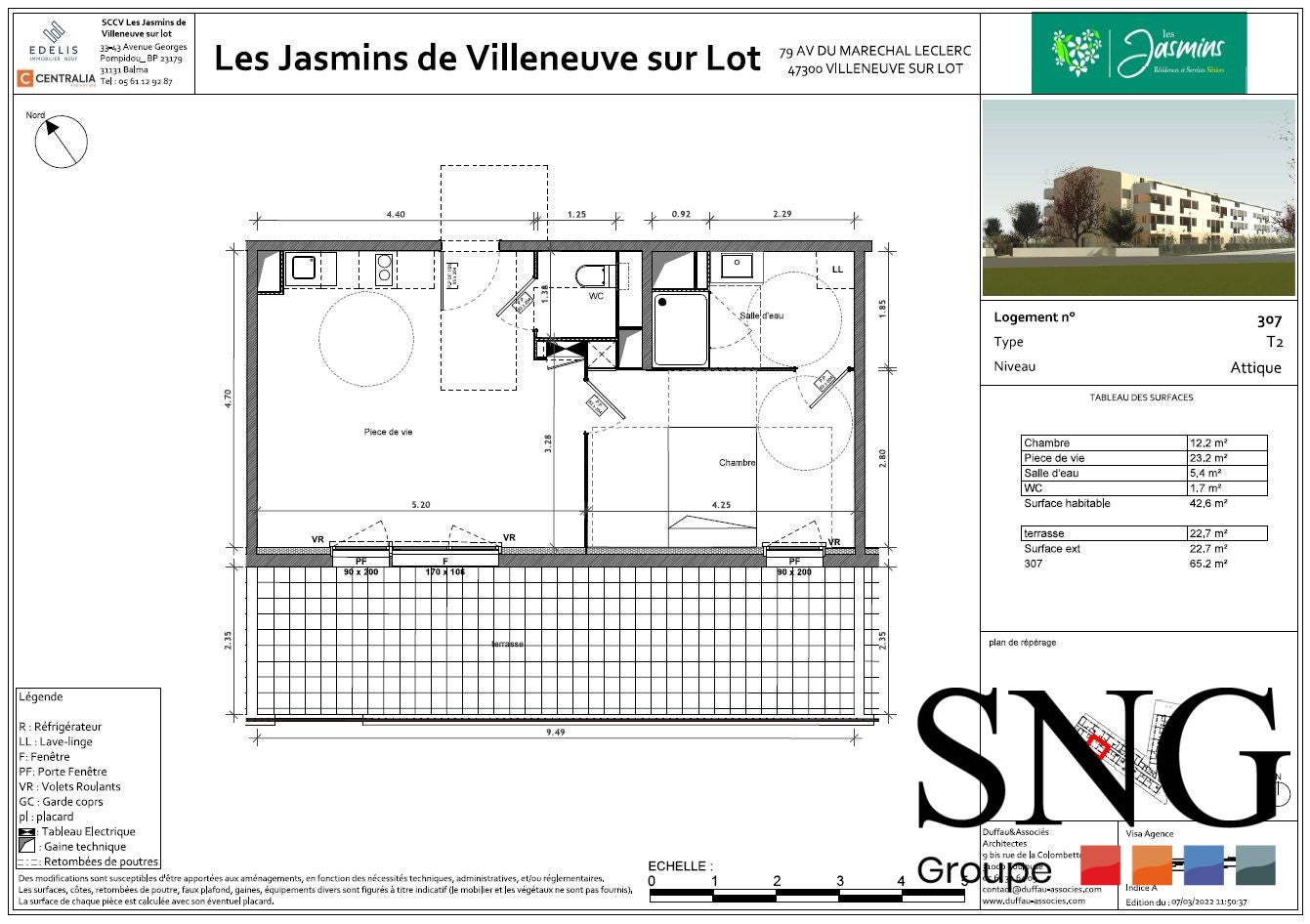 Flat Avenue du Maréchal Leclerc in Villeneuve-sur-Lot