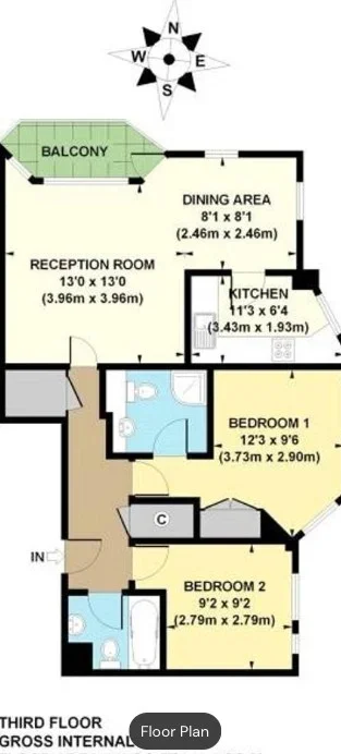 Flat Three Colt Street in Greater London