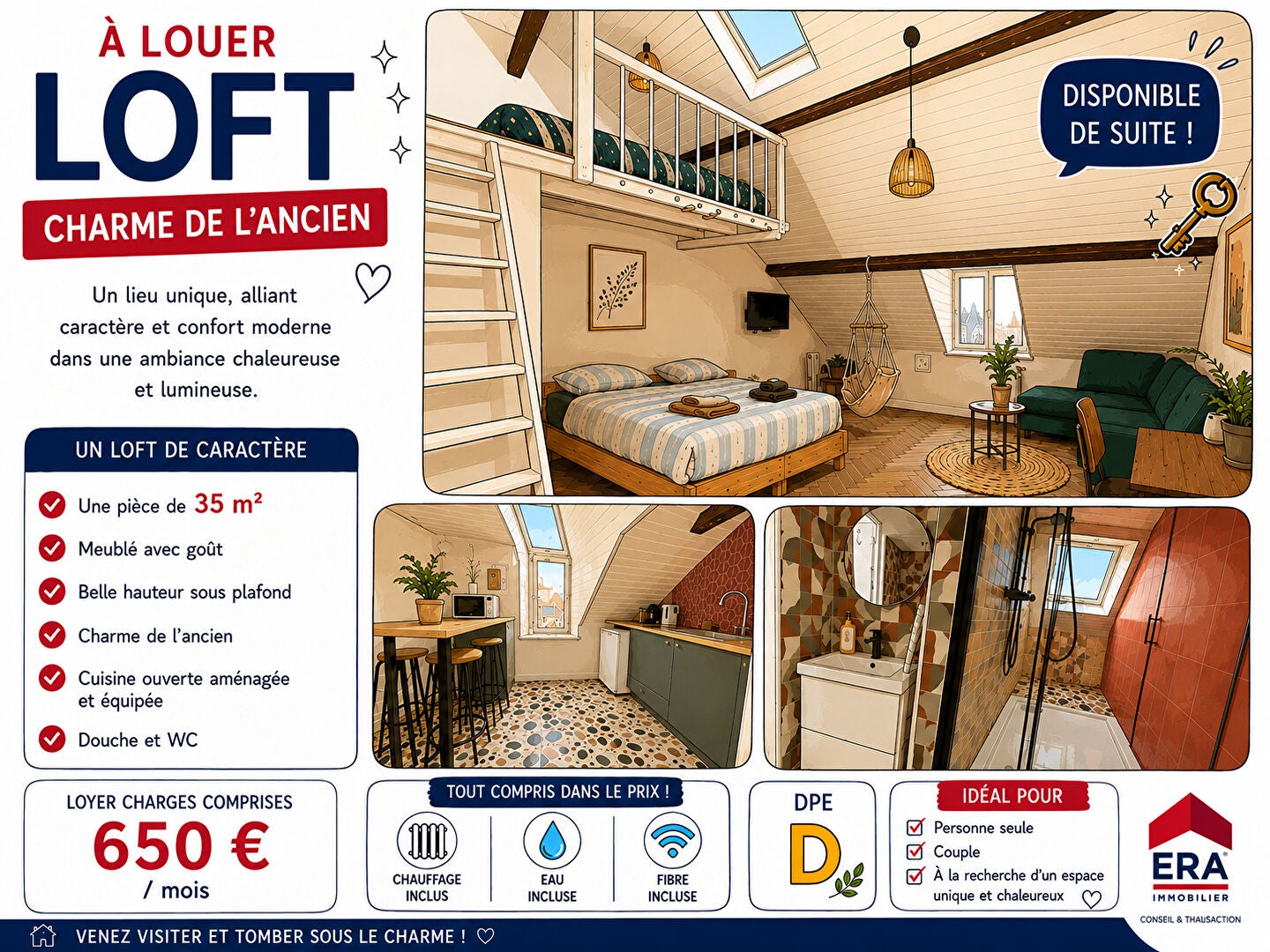 Appartement Rue de Bourgogne à Orléans