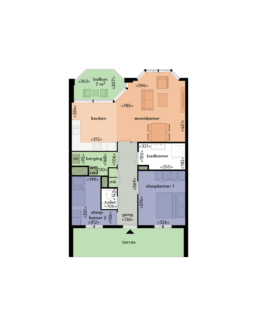 Appartement Wenenpromenade 100 in Utrecht