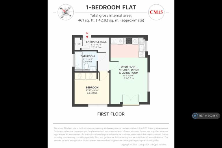 Flat Crossways in Brentwood