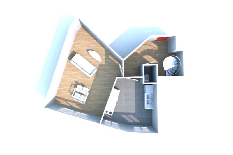 Flat Rue des Caraques in Harfleur