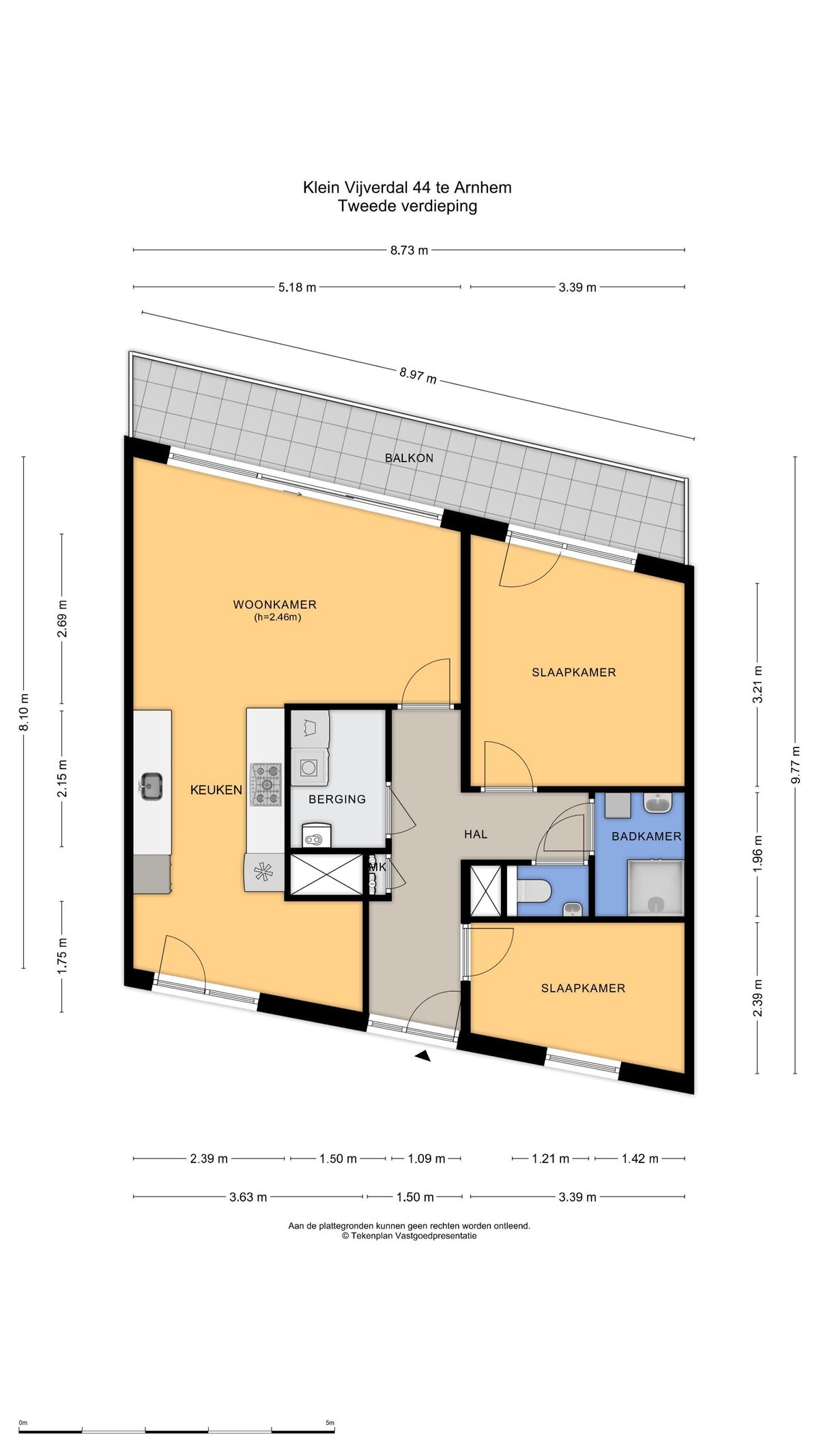 Appartement Klein Vijverdal 17
