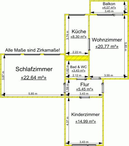 Wohnung Rudolstädter Straße in Gera