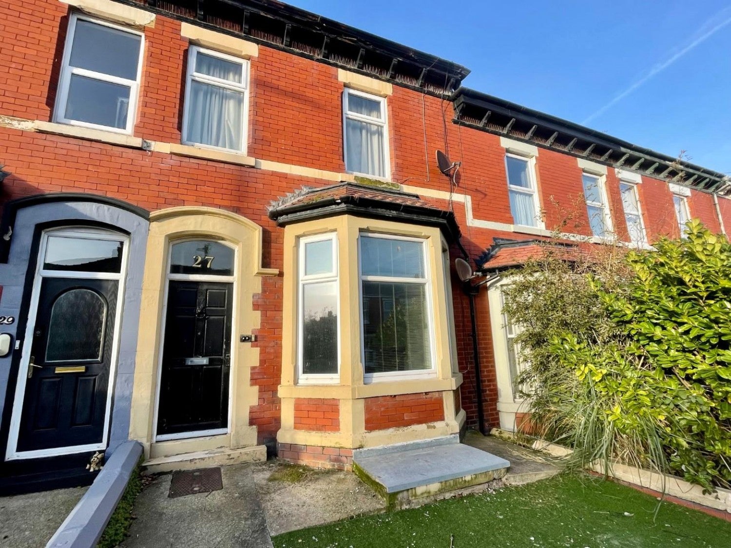 Flat Leeds Road in Blackpool