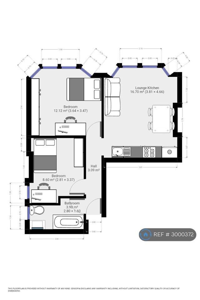 Flat Cowleaze Road in Greater London