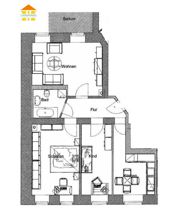 Wohnung Gießerstraße in Chemnitz