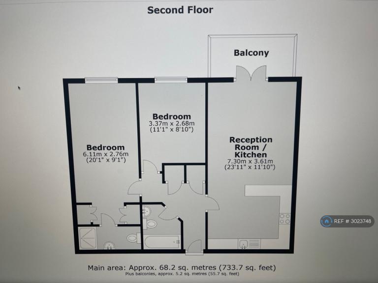 Flat Victory Place in Greater London