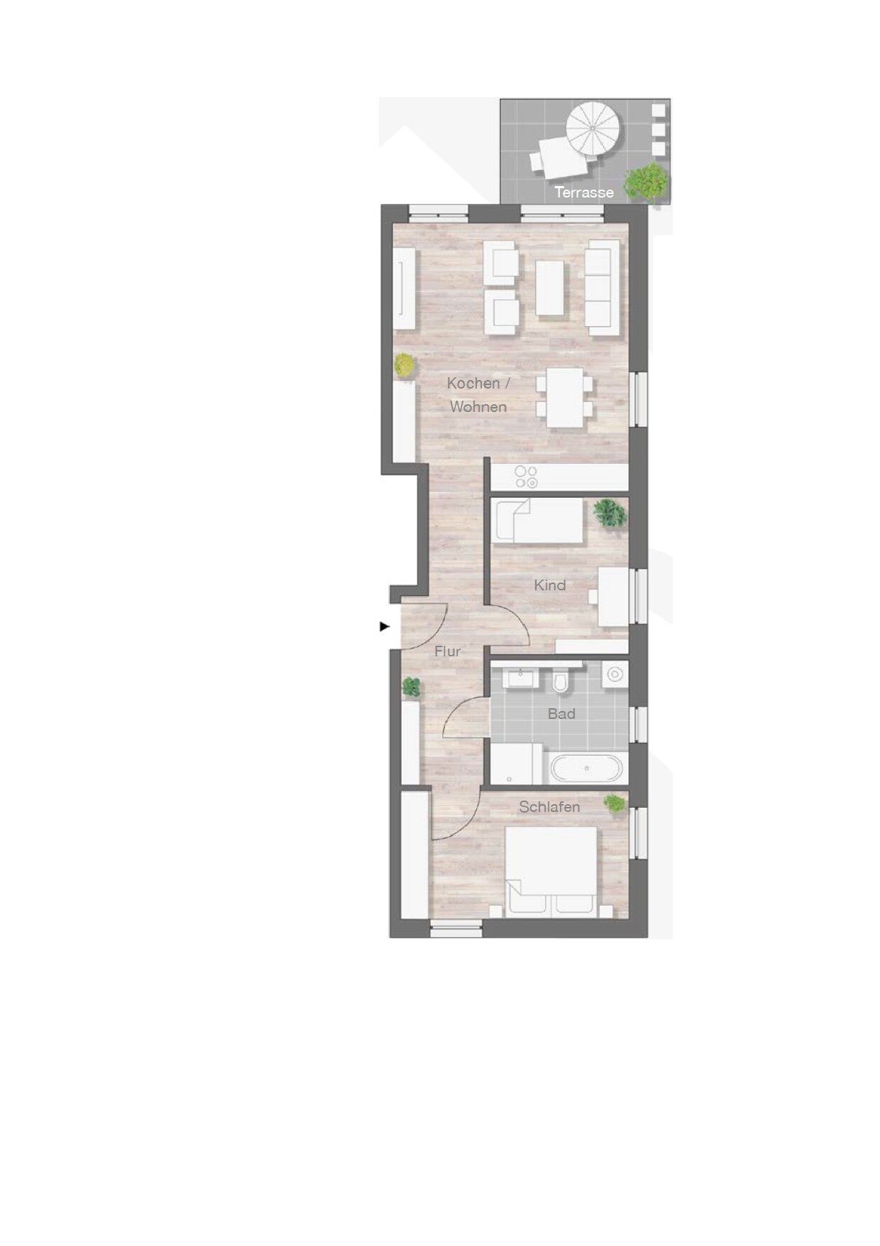 Wohnung St. Petersburger Straße in Dresden