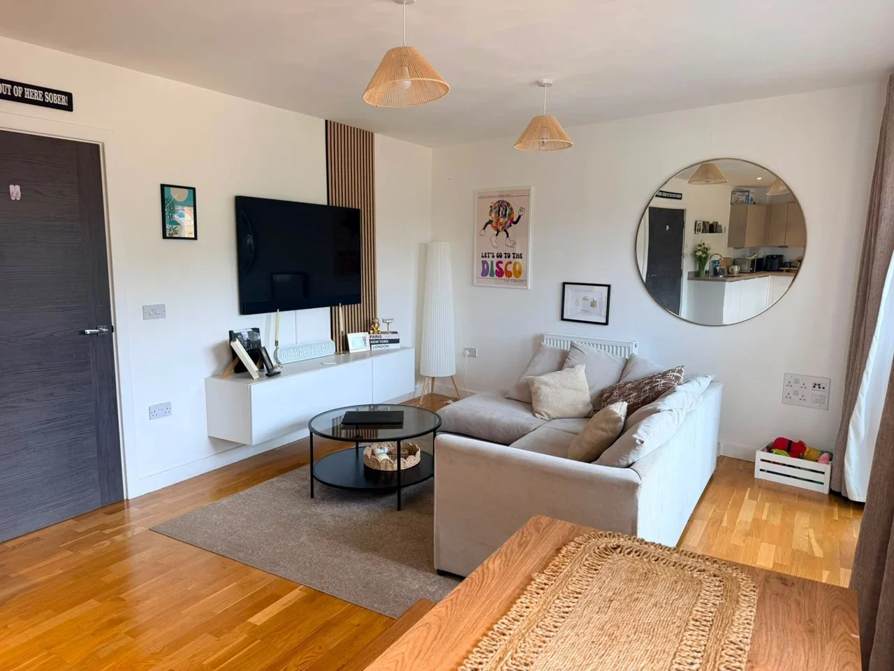 Flat Kennett Lane in Borough of Runnymede