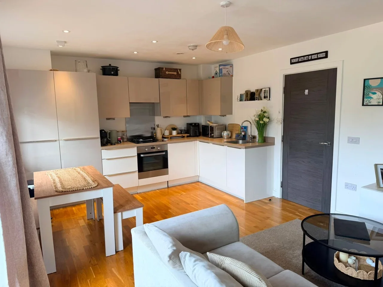 Flat Kennett Lane in Borough of Runnymede
