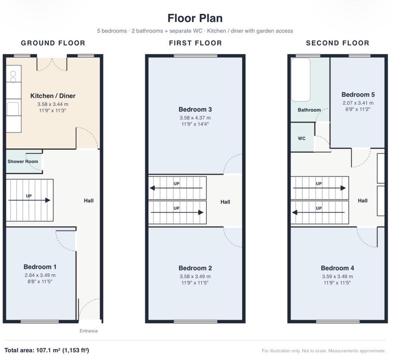 Room Treby Street in Greater London