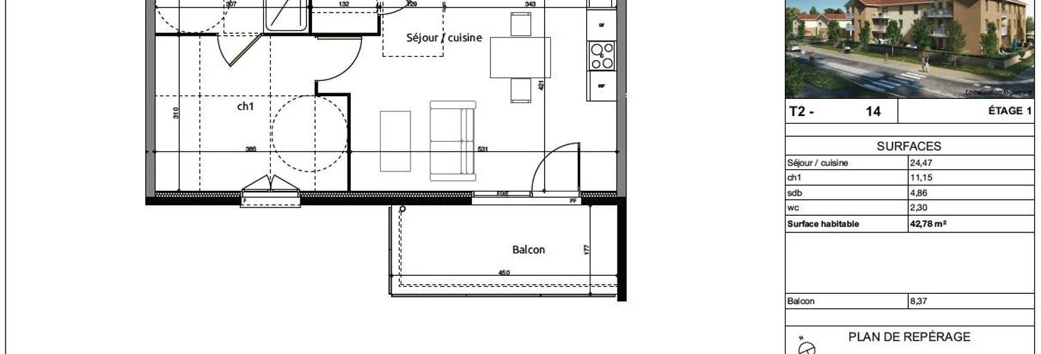 Appartement Boulevard Des 3 Vallons à L'Isle-d'Abeau