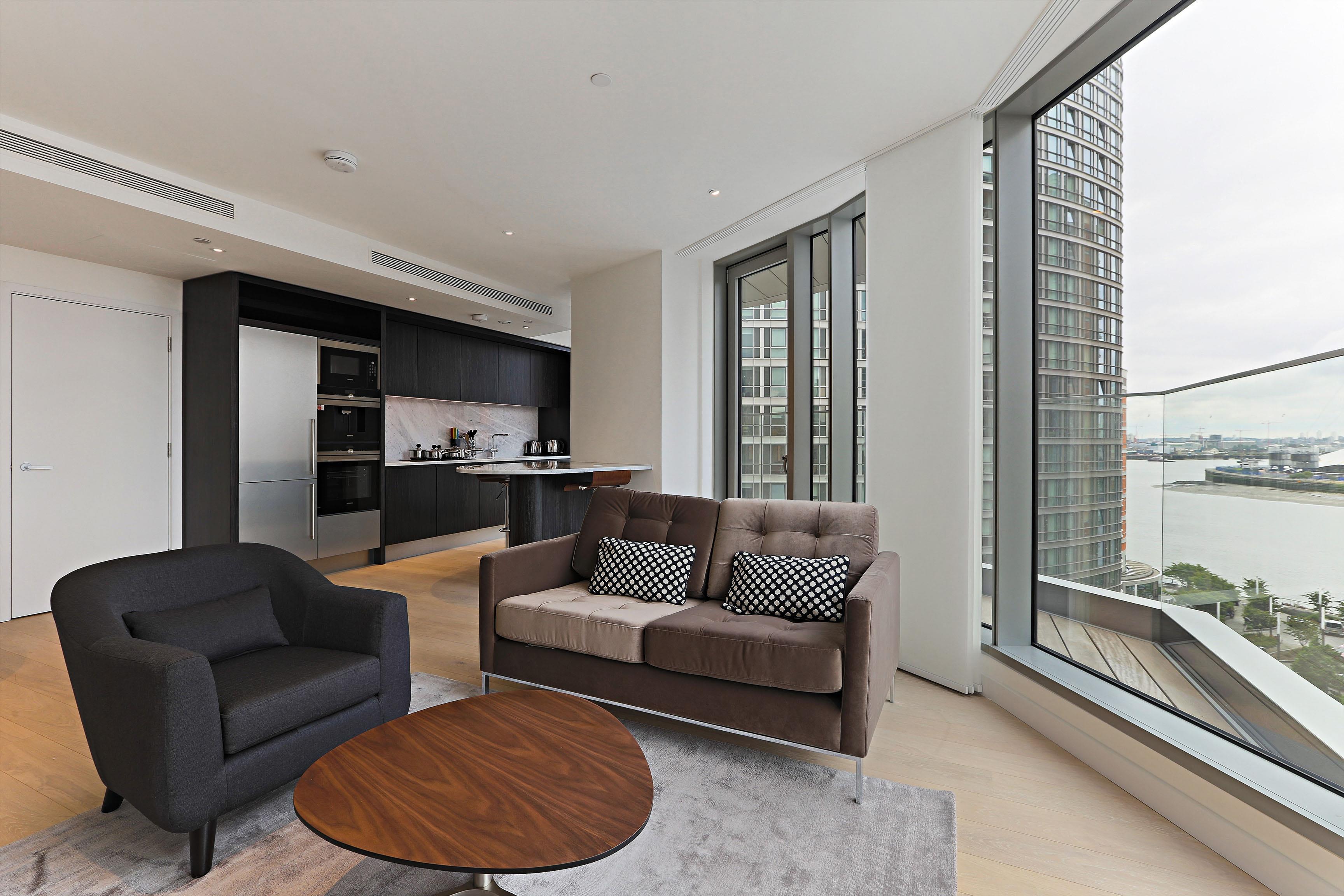 Flat Burdett Road in Greater London
