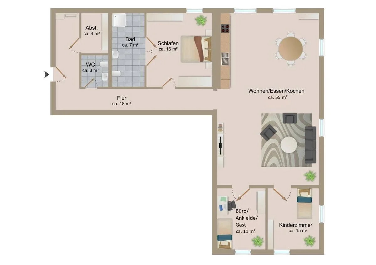 Wohnung Platz der Deutschen Einheit in Sandersdorf-Brehna