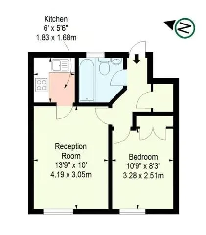 Flat Stanhope Mews South in Greater London