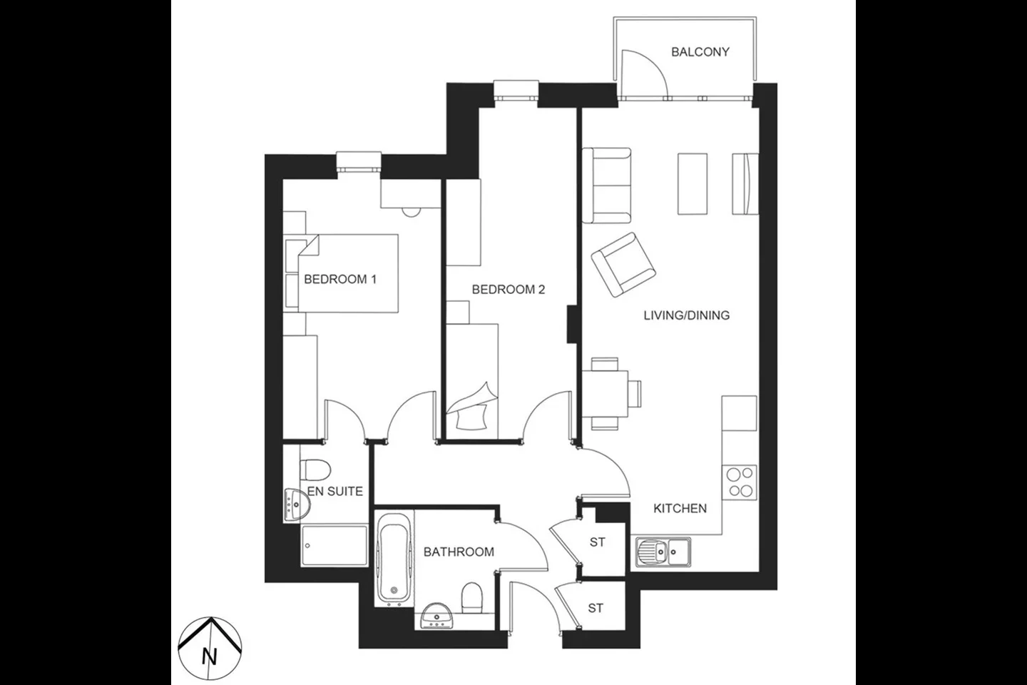 Flat Connersville Way in Greater London
