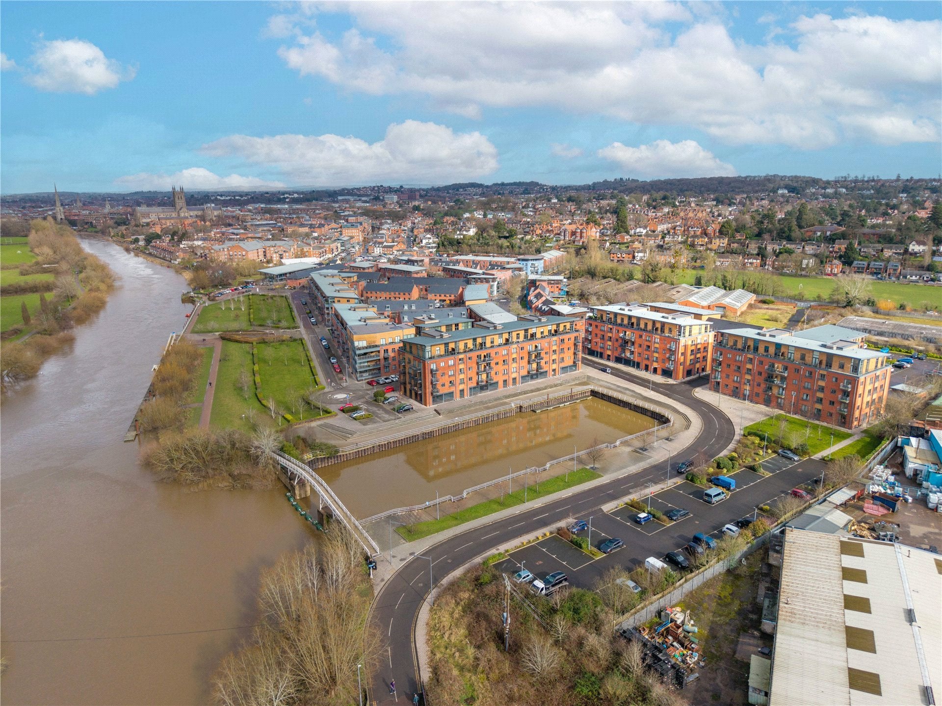 Flat Diglis Dock Road in Worcester