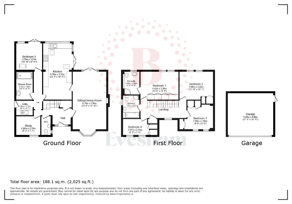 House Prince Henrys Close in Wychavon