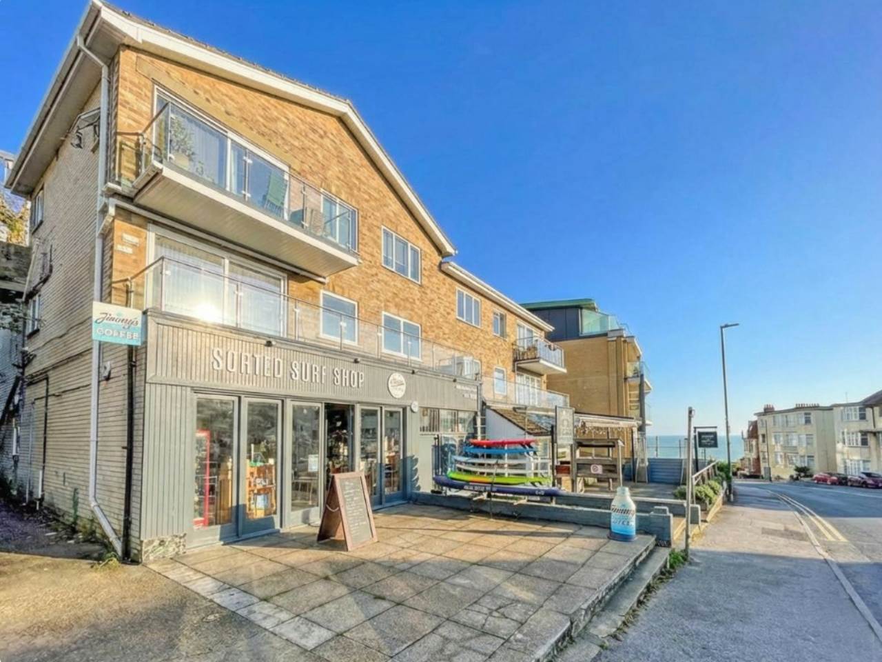 Flat Sea Road in Bournemouth