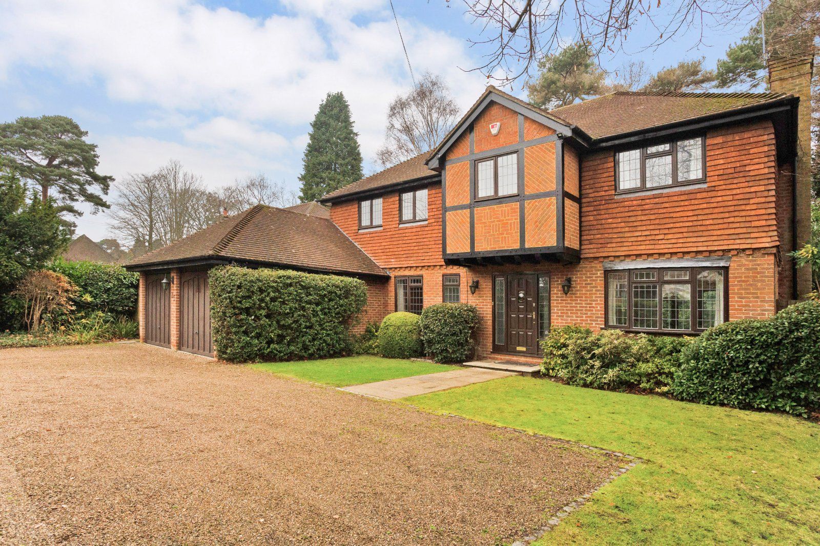 House Monks Road in Borough of Runnymede