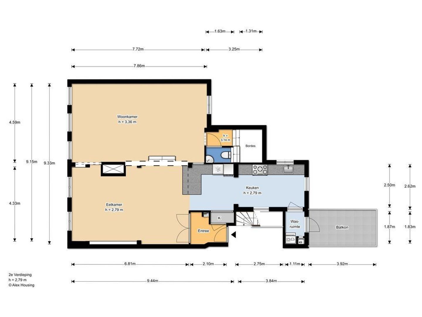 Appartement Frederikstraat 9