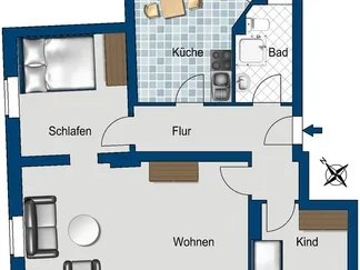 Wohnung Gaußstraße in Magdeburg