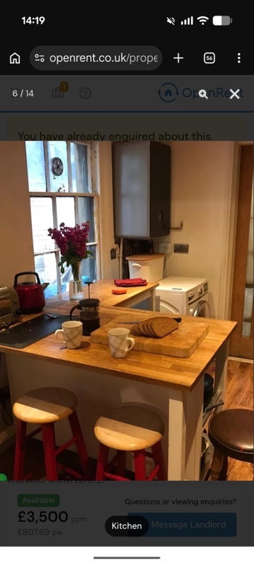 Room Southwell Road in Greater London