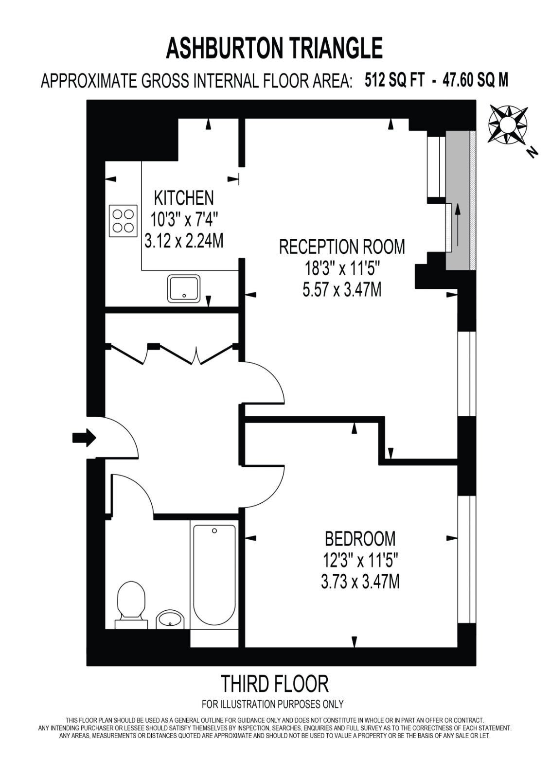 Flat Drayton Park in Greater London