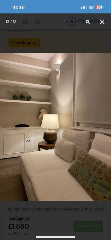Flat Minden Road in Greater London