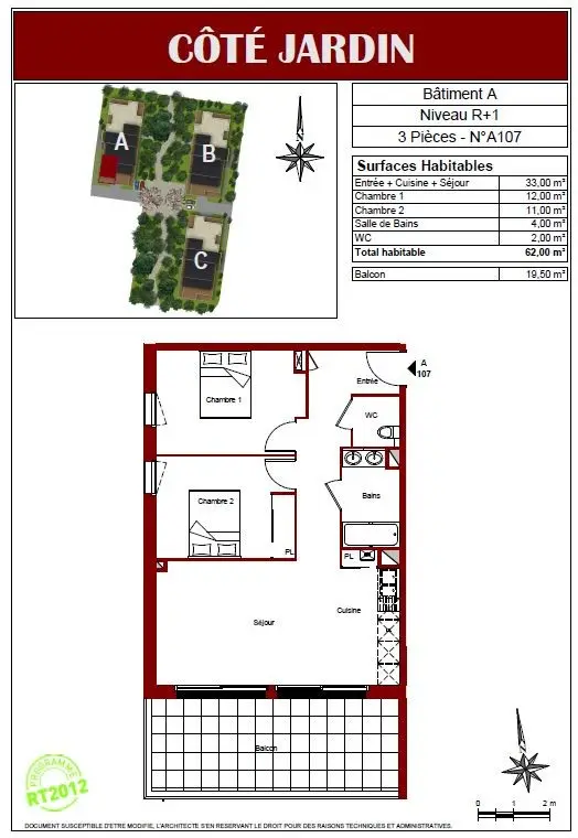 Appartement Rue Hervé-Bazin à Les Ponts-de-Cé