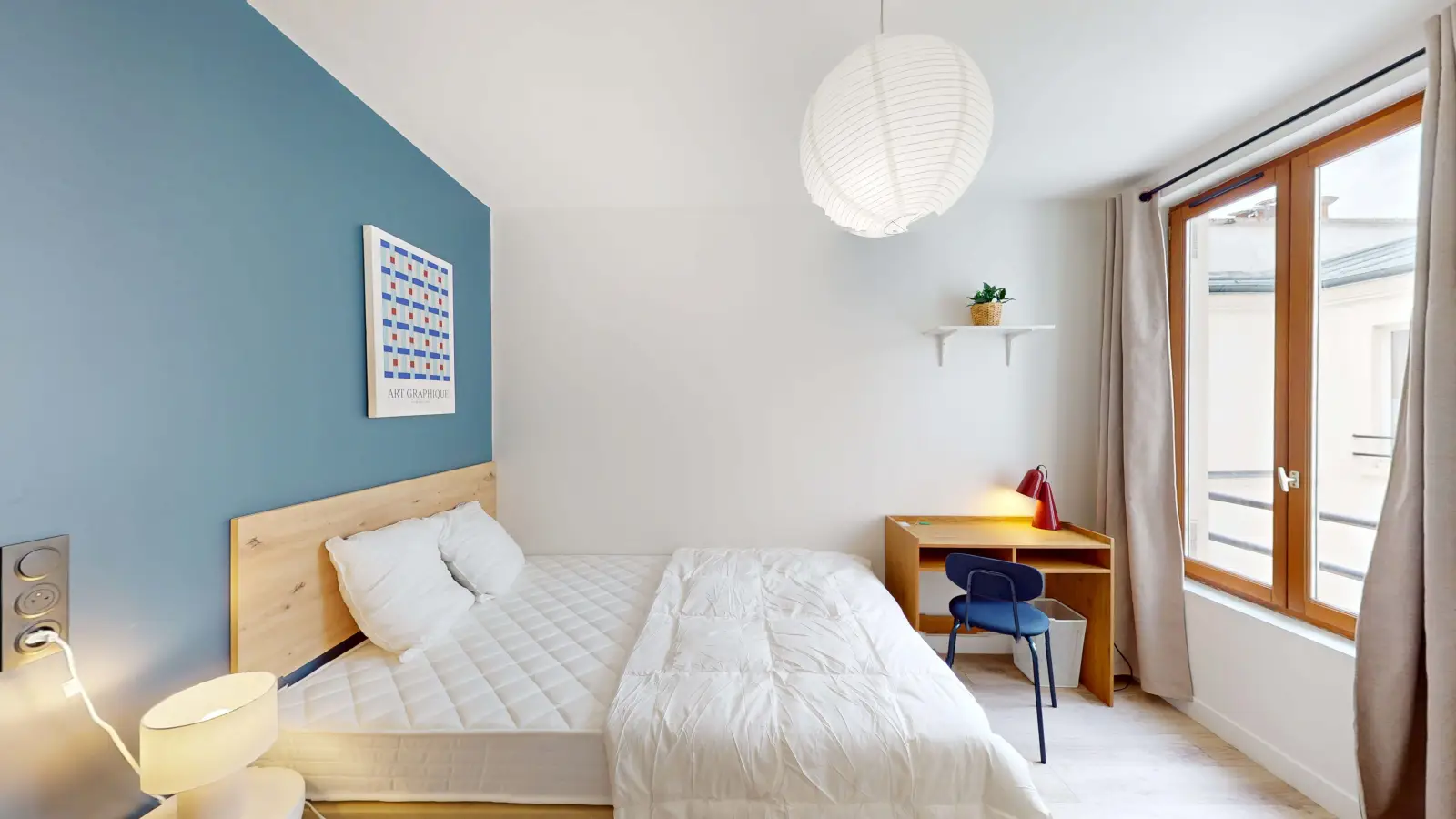 Chambre Passage Gauthier à Paris