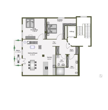 Wohnung Hammerschmiedweg in Wolfratshausen