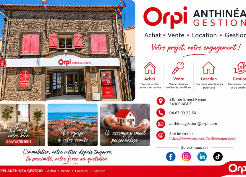Flat Avenue d'Agde in Vias