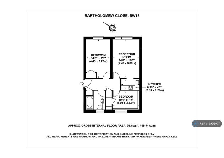 Flat Bartholomew Close in Greater London